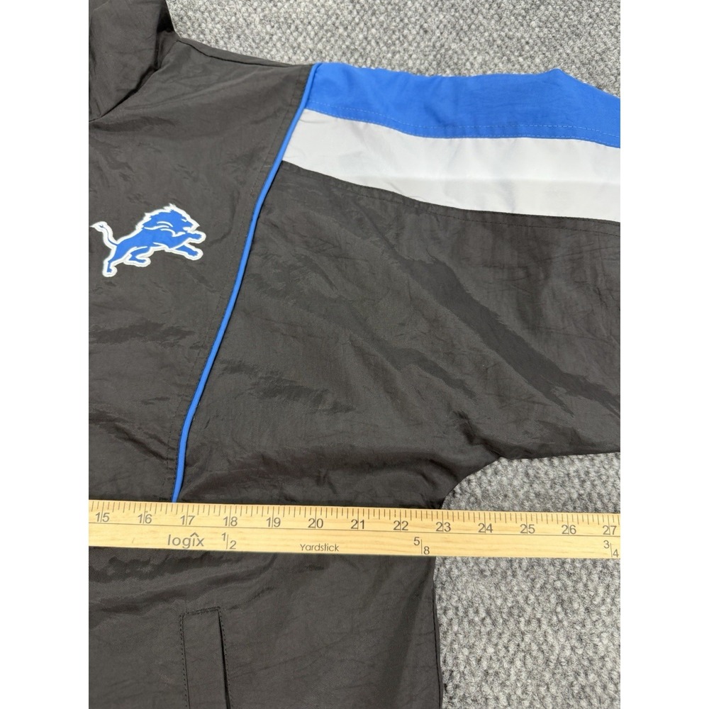 Detroit Lions Women’s Medium STARTER Black Half-Zip Jacket - New - Picture 12 of 12